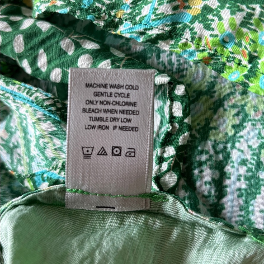 John Mark Green Multicolor Patterned Button Down … - image 5